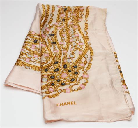 chanel scarf vintage for sale 